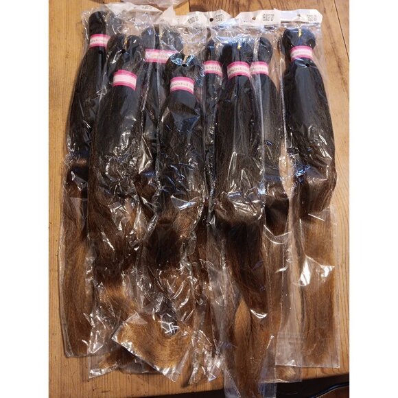 Dorsanee Braiding Hair Extensions Hair Weave Synthetic Hair 20" 8 PK 1B/30/27 - Picture 3 of 6